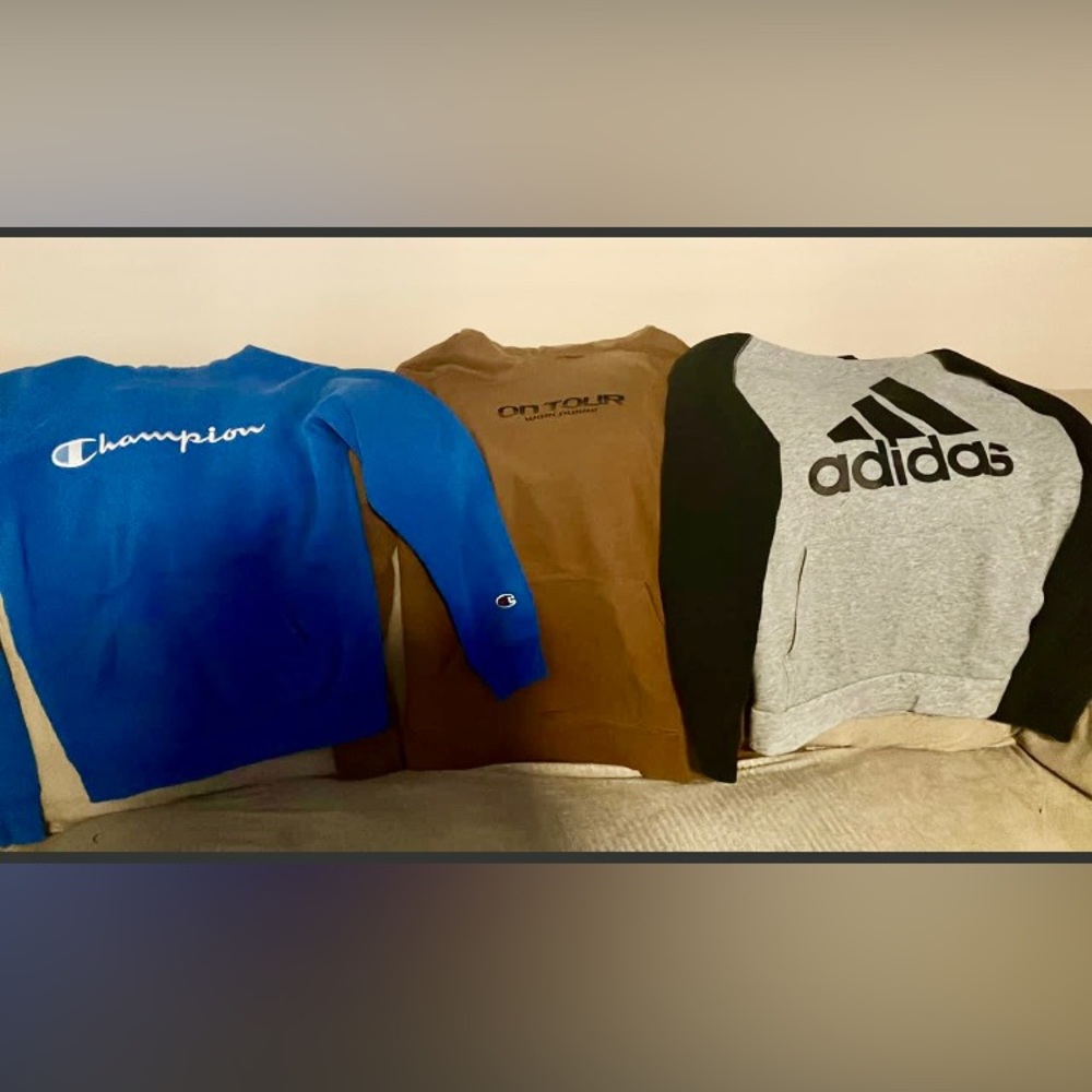 3 hoodies EUC